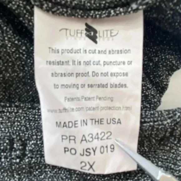 Tuff N Lite Keel Pullover Cut & Abrasion Resistant Men's Sz 2X - Picture 6 of 13